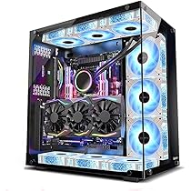 ブラックPCケース 透明サイドパネル付き 61o7MWB4m3L._AC_UL210_SR210,