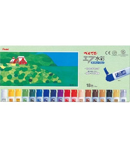 ぺんてる エフ水彩 ラミチューブ 24色 wgteh8f 楽天市場】ぺんてる エフ水彩 ラミチューブ 24色 送料無料