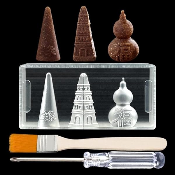 Amazon.co.jp: [Tofficu] 2個 お香 コーン お香 プレス 型 お香