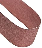 Norton 3X High Performance Benchstand Sanding Belt, Aluminum Oxide, 36 Length x 4 Width, Grit 50 Coa