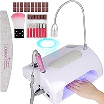 Amazon.co.jp: 5 in 1 ネイルダスト集塵機 ネイルマシン ネイルライト