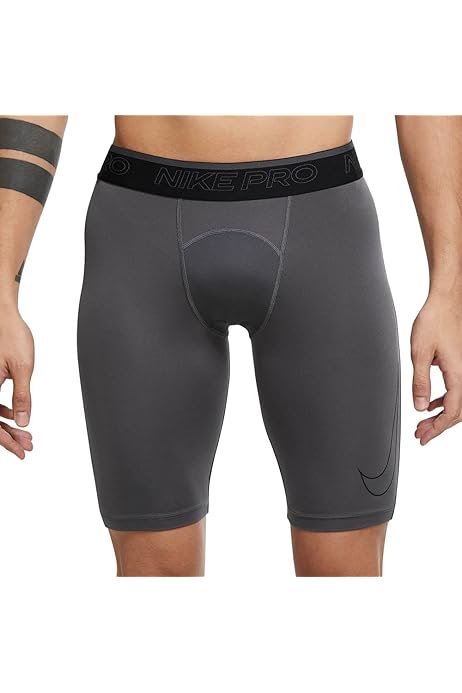 Amazon | Nike Pro Dri-FIT Men's Long Shorts, XL, Iron Grey