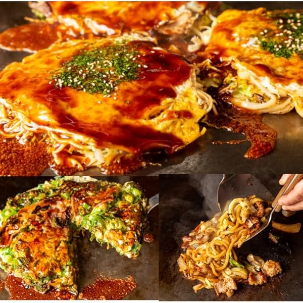 Amazon | 【鉄板将軍】広島お好み焼き 【そば・うどん】10枚セット 肉