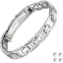 Amazon | [HAQI] 10粒 ゲルマニウムブレスレット メンズ 純度