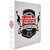 Topps バスケットボールバインダー - 9ポケット トレーディングカードバインダー プレミアム耐久性素材 トップローディングページ35ページ カード容量450枚 カードゲーム コレクション用フォルダー スポーツ TCG用