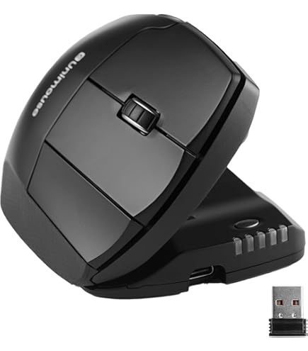 Amazon | Unimouse (2.4 gHZ ワイヤレス エルゴノミック マウス