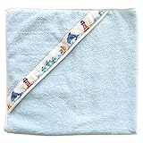フェイラー マリーナ フード付き バスタオル おくるみ 海 ベビーおくるみ アズール(ブルーh.blau) [並行輸入品]
