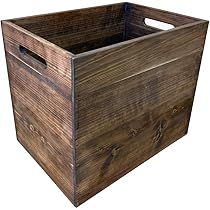 竹製花器 ダークブラウン 木箱付き 蓋つき木箱 金具付きボックス ダークブラウン BREA-1452DB