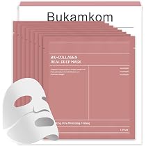 Amazon.co.jp: 【Bukamkom】【8枚入り】コラーゲンマスク 保湿