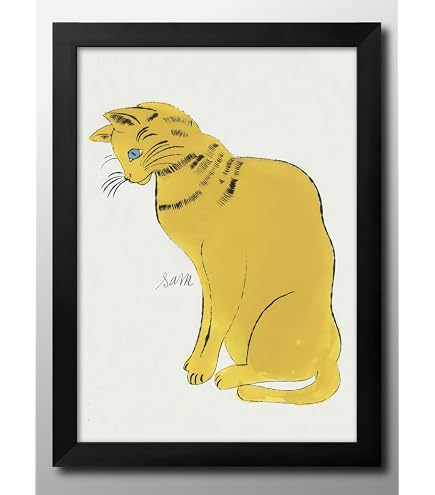 Amazon.co.jp: ポスター アート アンディ ウォーホル 猫 ネコ A3 