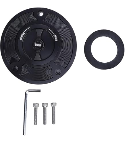 Motorcycle Gas Fuel Tank Cap for Kawasaki ZX6R ZX9R ZR7 ZZR 1100