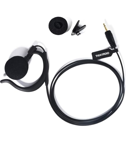 Amazon.co.jp: アルインコ ストレートコード 耳かけイヤホン EME-67B 4