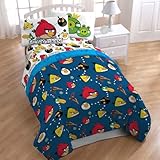 大人気 アングリーバード おもちゃ 直輸入 日本未発売 ゲーム ブロック テーブルゲーム Angry Birds 3-Piece Twin Sheet Set【JOY】