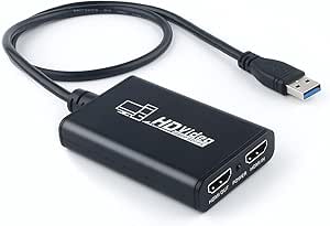 キャプキャーボード Amazon | 「USB3.0対応」AGPtEK HDMIゲームキャプチャーボード