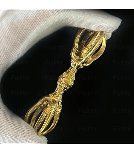 Amazon｜五鈷杵 密教法具 チベット お守り 金剛杵 降魔杵 チベット