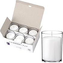 Amazon.co.jp: カメヤマ 12時間ボーティブ 6個入 ローソク 約12時間