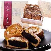 Amazon | 豆沙月餅 4個入 創業明治25年 萬珍樓 横浜中華街 黒餡