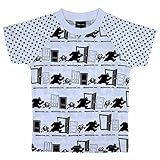 ディズニーピクサー 半袖Tシャツ 子供 カーズ トイストーリー モンスターインク コスパ fo-ht08 100 モンスターインク/白