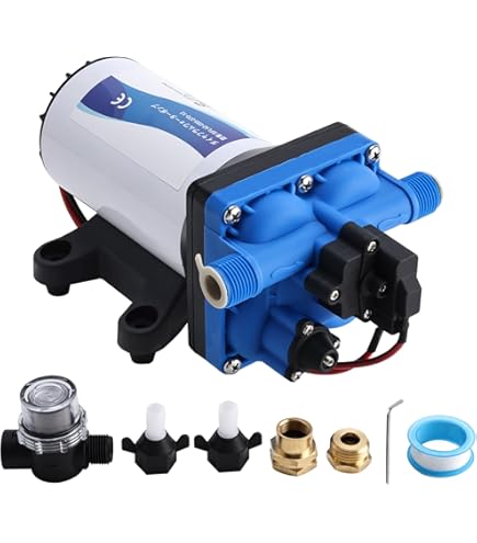 Amazon | NEWTRY ダイヤフラムポンプ 42シリーズ 給水 排水ポンプ 18.9