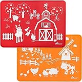 Brinware Placemat Set - Barnyard Friends by Brinware [並行輸入品]