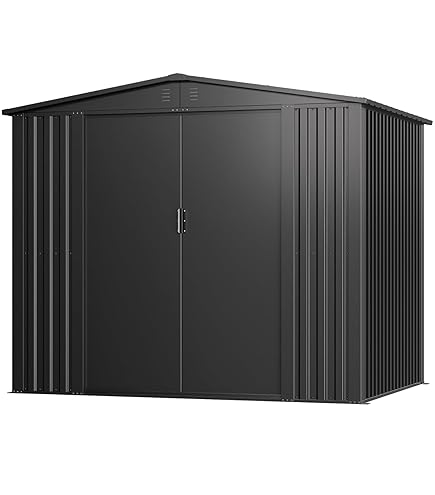 Amazon | 物置 組立式 屋外 大型 倉庫 おしゃれ 幅244x奥行193x