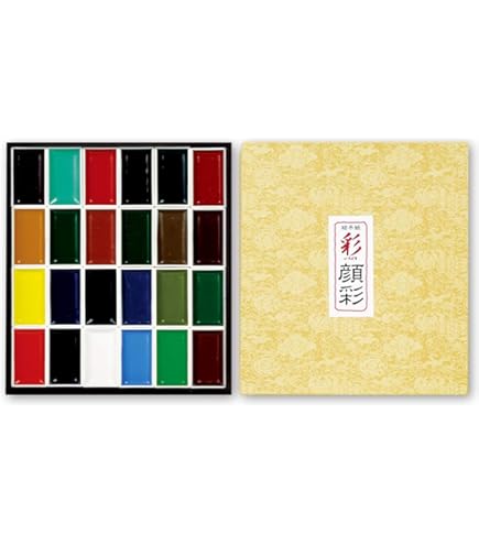 【特価セール】ホルベイン 日本画調固形水彩絵具 新顔彩 N353 28色セット ホルベイン 新顔彩 日本画調固形水彩絵具