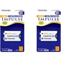 Amazon | 【2セット】 東芝 TOSHIBA 6P形 006P形 9V 充電池 6TNH22A