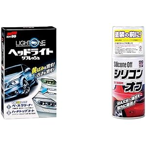 SOFT99 (ソフト99) LIGHT ONE ヘッドライトリフレッシュ 03133 [HTRC3] & 99工房 シ…