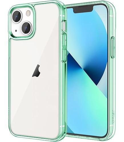 Apple iPhone 13 本体 グリーン【本体+透明ケース】 Amazon.co.jp: MuZiF iPhone 13 用 ケース クリア 薄型軽量 耐衝撃構造