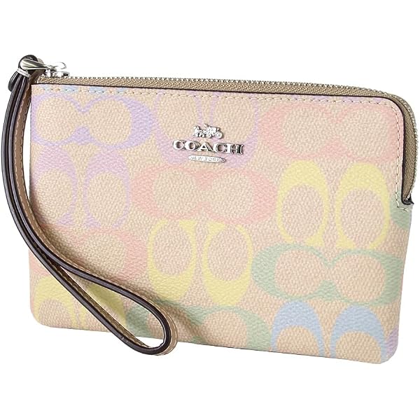 Amazon | [コーチ] ポーチ キーリング付き COACH レザー チェリー
