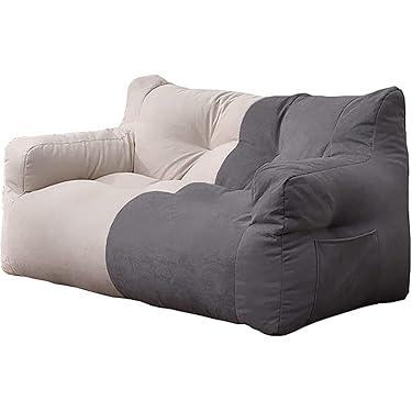 グレー ビーンバッグチェア ファブリック Amazon｜ソファー 一人掛け ビーンバッグチェア ソファ 低反発座