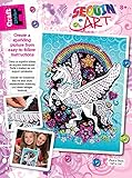スパンコール アート 2106 ウィングユニコーン クラフトキット The Craft Teen Range製 マルチカラー