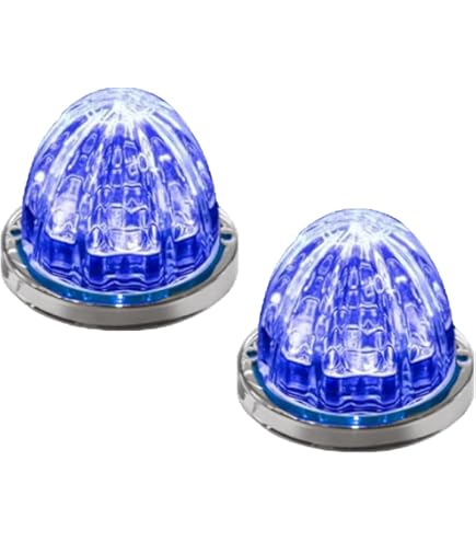 SHMTOOL Turn Signal Amber Lens Cover 1156 Bulb Kit For