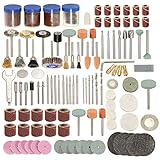 166Pcs 1/8 Inch Shank Rotary Tool Accessories Set Polshing