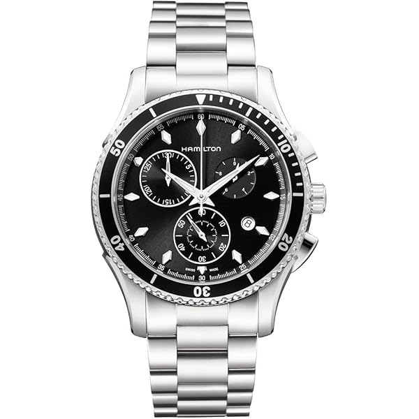 Hamilton クロノグラフ クォーツ 腕時計　ジャズマスター ジャズマスター Auto Chrono - ダイヤルカラー:ブラック