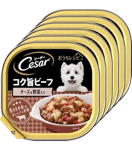 Amazon.co.jp: ［お試しサイズ］シーザー 成犬用 サーモン風味 ポテト