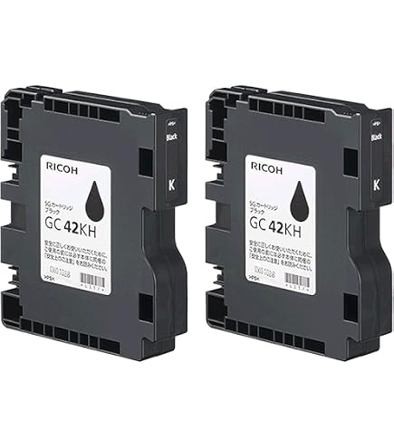 Amazon.co.jp: リコー SGカートリッジ GC42K ブラック 純正インク