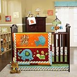 Kids Line Animal Parade 9 Pc Crib Set by KidsLine