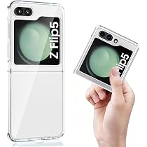 Amazon.co.jp: 適用 Galaxy Z Flip5 5G ケース クリア ストラップ 同梱