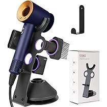 dyson ダイソン　ドライヤー　スタンド付き　ブラック カーラー付き Amazon.co.jp: ZAZ Dyson (ダイソン) Supersonic Ionic ヘア