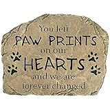 Carson、ガーデンストーン" Paw Prints "