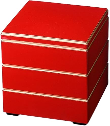 【A】越前漆器 漆遊館 茜朱 応量器 (五ツ組) 化粧箱 Amazon | 越前漆器 漆遊館 歳時記 【G4107-03】 茜朱 五ツ組 応量器