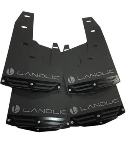 Amazon.co.jp: ランドリック(LANDLIC) マッドフラップ BLACK(ブラック