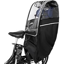 Amazon.co.jp: 自転車 レインカバー チャイルドシート 後ろ 子供乗せ