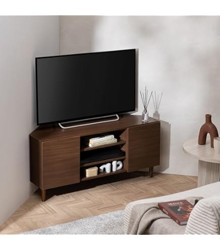 Amazon｜テレビ台 Nook 32型 幅79cm ブラック キャスター付き コーナー
