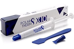 Polartherm X-10 Thermal Paste for CPU & GPU - High Thermal Conductivity, Long Durability, Safe Application, Non-Conductive Th
