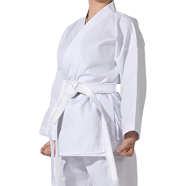 Amazon.co.jp: MIZUNO ミズノ 空手道衣葛城地 上下セット 綾織り地 J0