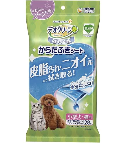 Amazon | ユニ・チャーム デオクリーン からだふきシート小型犬用 香り