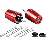 ポッシュ(POSH) バイク用品 ハンドルバーエンド ウルトラヘビーバーエンド ホンダ/スズキ純正ハンドル用 M6タイプ CB1300SF/SB | CB400SFなど レッド 031979-02-10