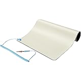 スターテック(StarTech.com) 静電気除去マット/30cm x 46cm/取外し可能アースコード付き/ANSI/ESD S 4.1準拠/サーモプラスチック静電作業マット/卓上除電シート SM-ANTI-STATIC-MAT